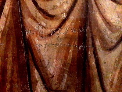 Graffiti handtekening ter herdenking van de Unie van Lublin door Piotr Jeżewski